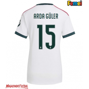 Real Madrid Arda Guler #15 Tricou Fotbal Replică 2026-27 Femei Acasa